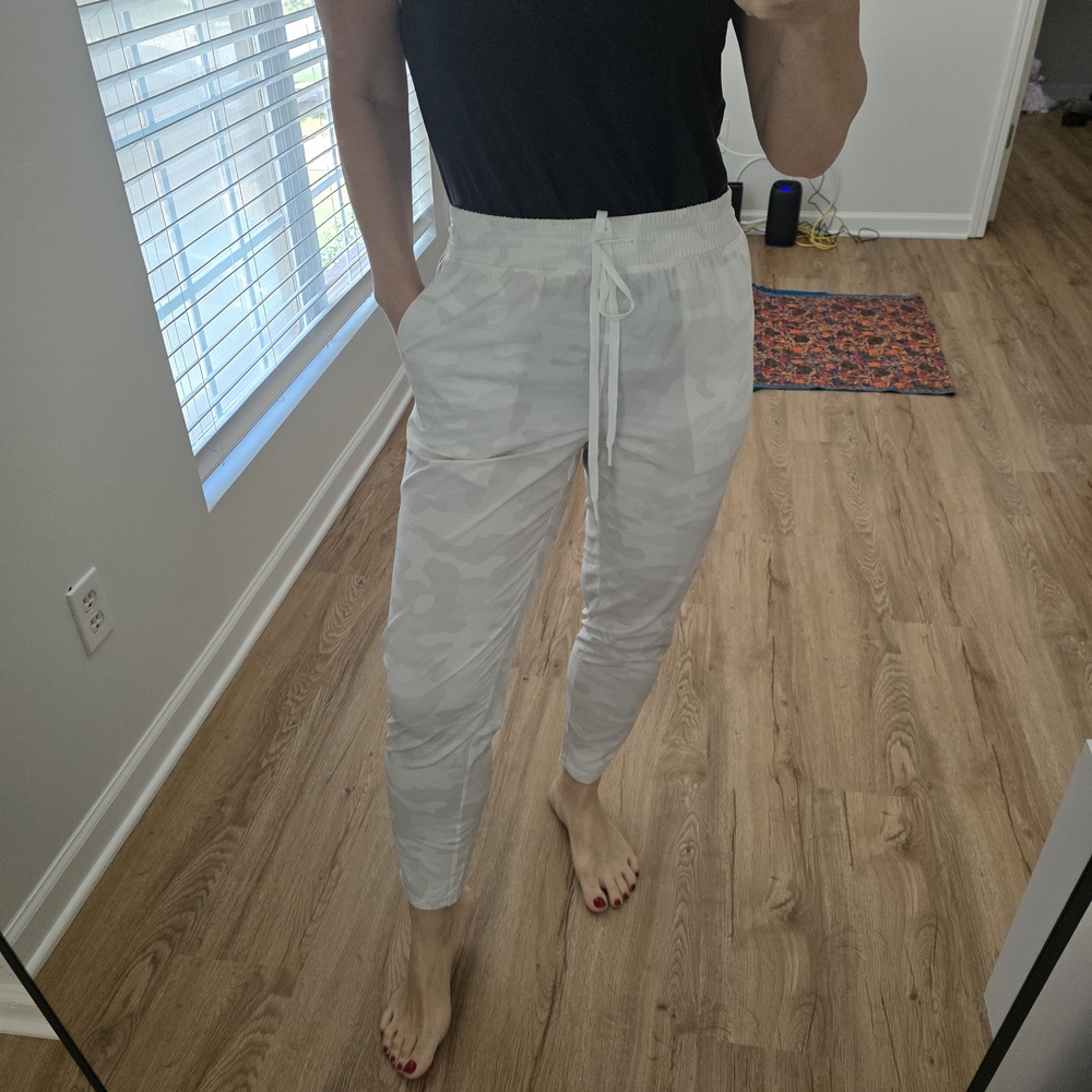 GAP White Camo Jogger Pants